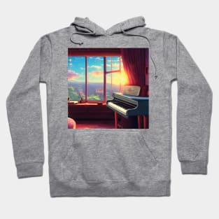 Sunrise with Music Nature Musical Life Hoodie